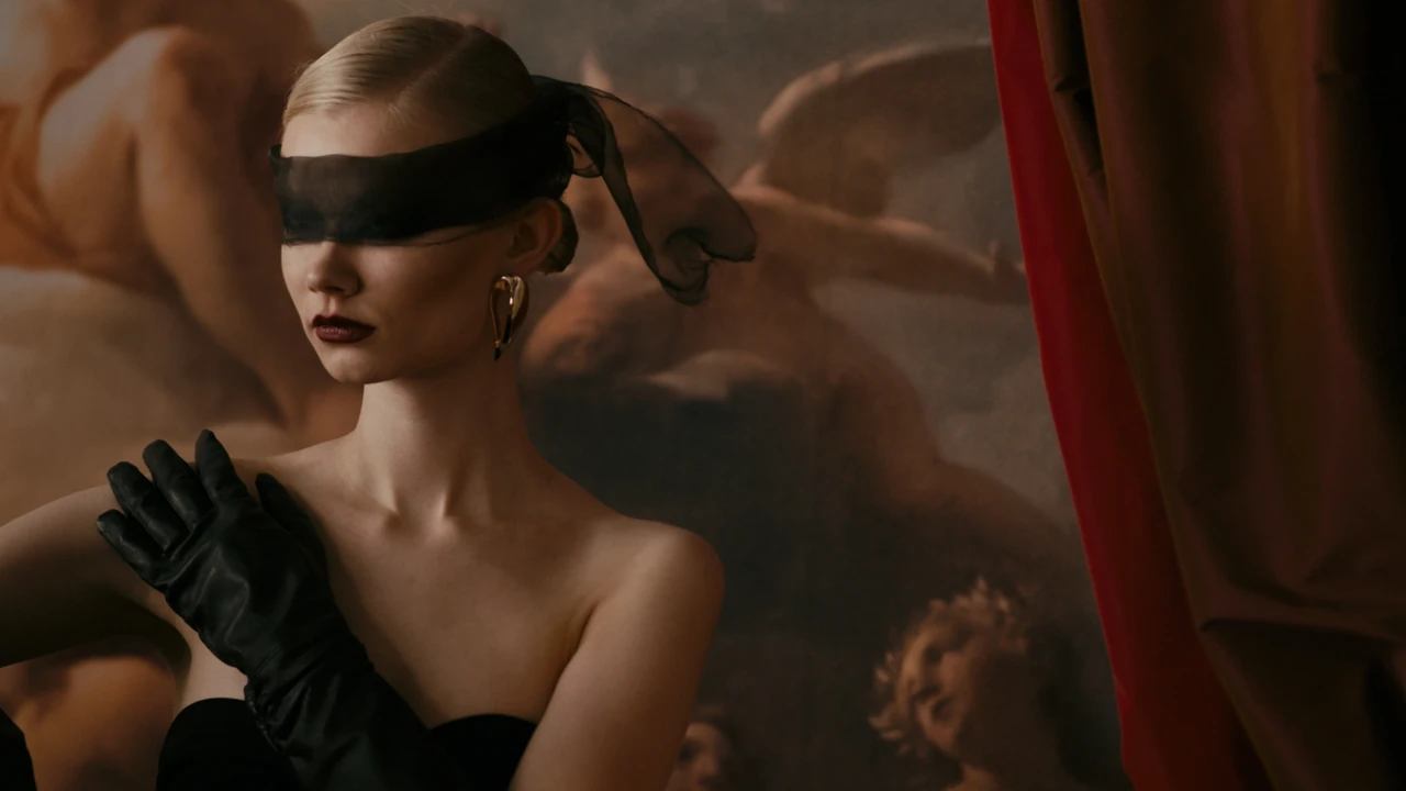 Fotogramma con color grading da Achille Lauro × Dondup — EROTICA
