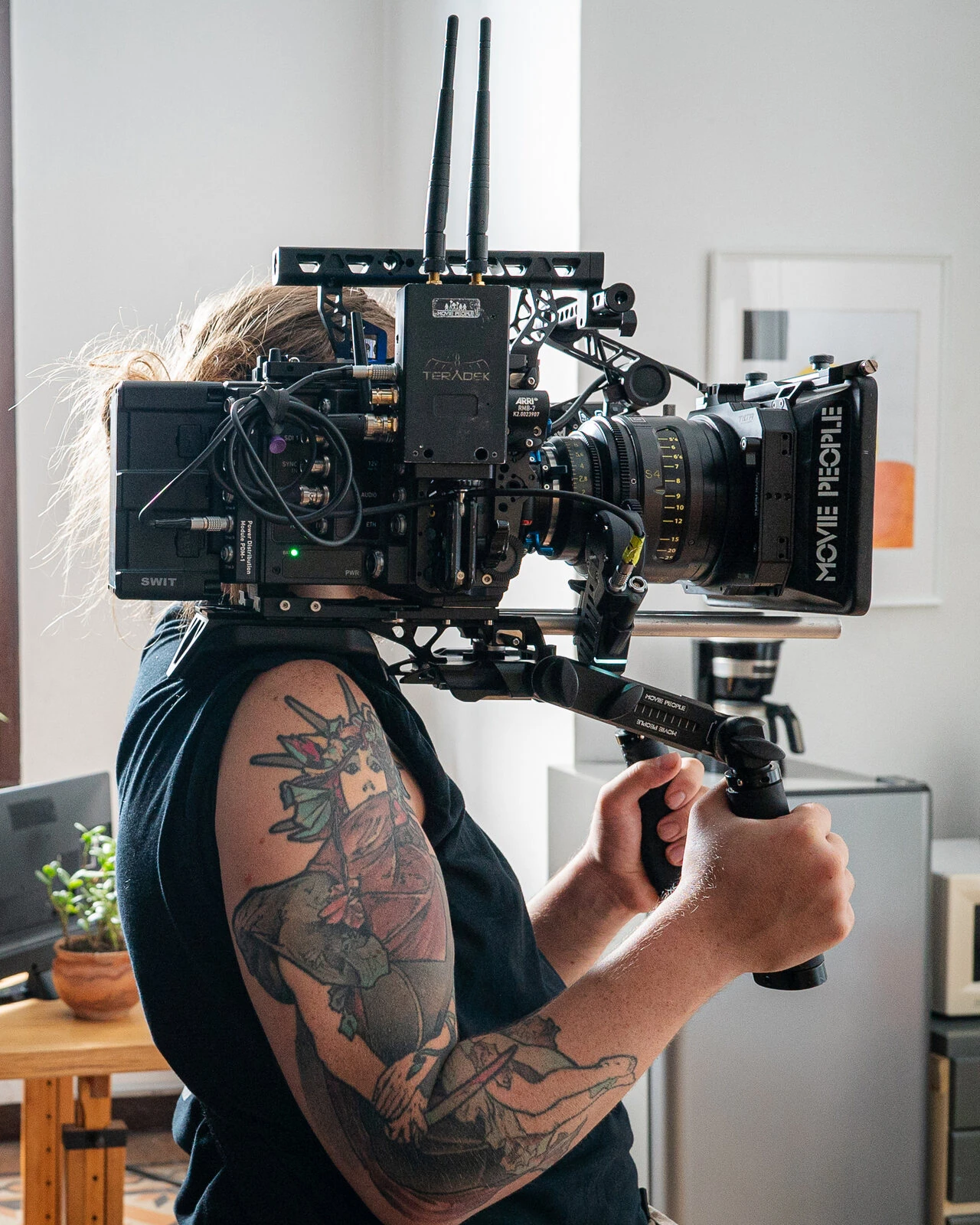La camera allestita sul set di Via Bellezza 11